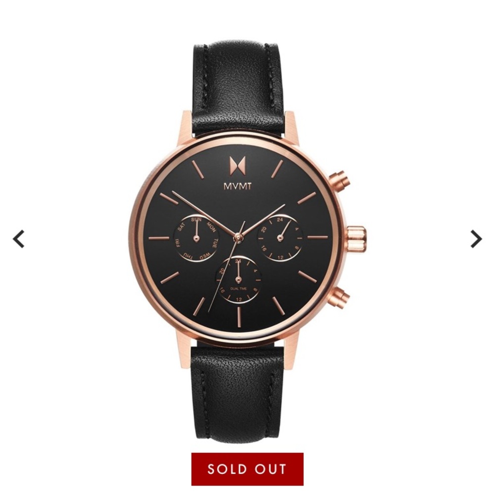 MVMT Vela Watch. NWT 38mm.